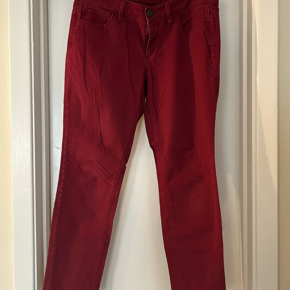 Loft Red Jeans